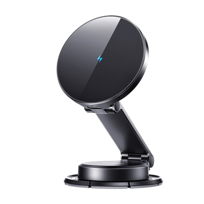 JOYROOM JR-ZS408 Metal Car Magnetic Wireless Charger Holder(Black) - Wireless Charger Holders by JOYROOM | Online Shopping UK | buy2fix