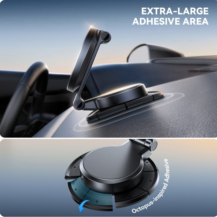 JOYROOM JR-ZS408 Metal Car Magnetic Wireless Charger Holder(Black) - Wireless Charger Holders by JOYROOM | Online Shopping UK | buy2fix