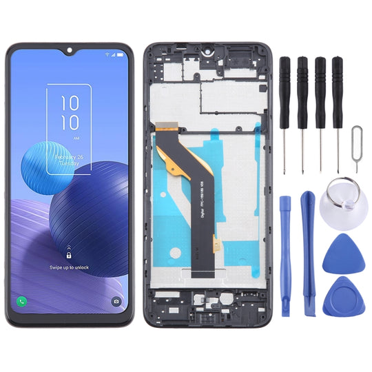 For TCL 408 T507D1 OEM LCD Screen Digitizer Full Assembly with Frame