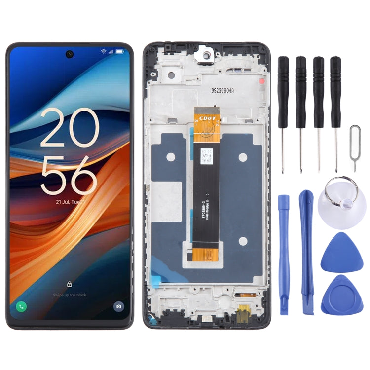 For TCL 50 SE OEM LCD Screen Digitizer Full Assembly with Frame by buy2fix