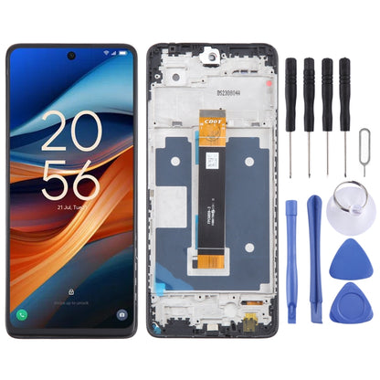 For TCL 50 SE OEM LCD Screen Digitizer Full Assembly with Frame by buy2fix