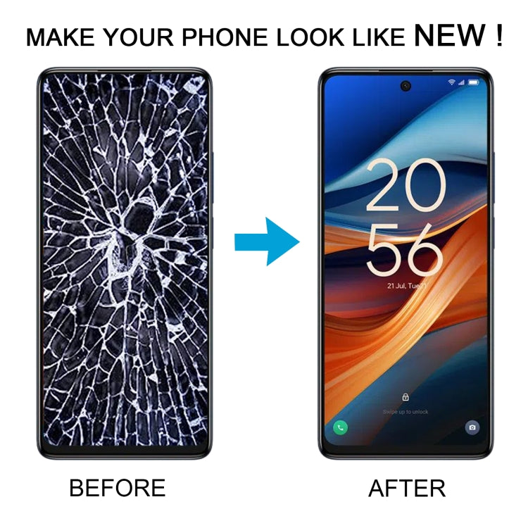 For TCL 50 SE OEM LCD Screen Digitizer Full Assembly with Frame by buy2fix