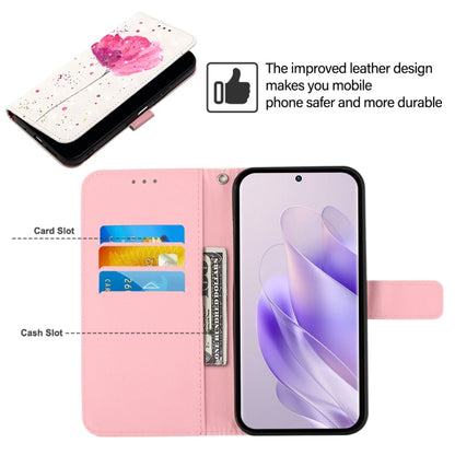 For Tecno Spark Go 2024 / Spark 20C 3D Painting Horizontal Flip Leather Phone Case(Flower) by buy2fix