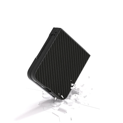 For Motorola Razr 50 Ultra Carbon Fiber Texture Protective Phone Case(Black) - Motorola Cases by buy2fix | Online Shopping UK | buy2fix