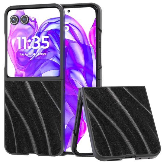 For Motorola Razr 50 Ultra/Razr 70+ Galactic Pattern Protective Phone Case(Black)