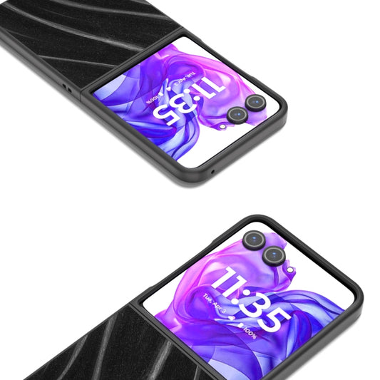 For Motorola Razr 50 Ultra Galactic Pattern Protective Phone Case(Black) - Motorola Cases by buy2fix | Online Shopping UK | buy2fix