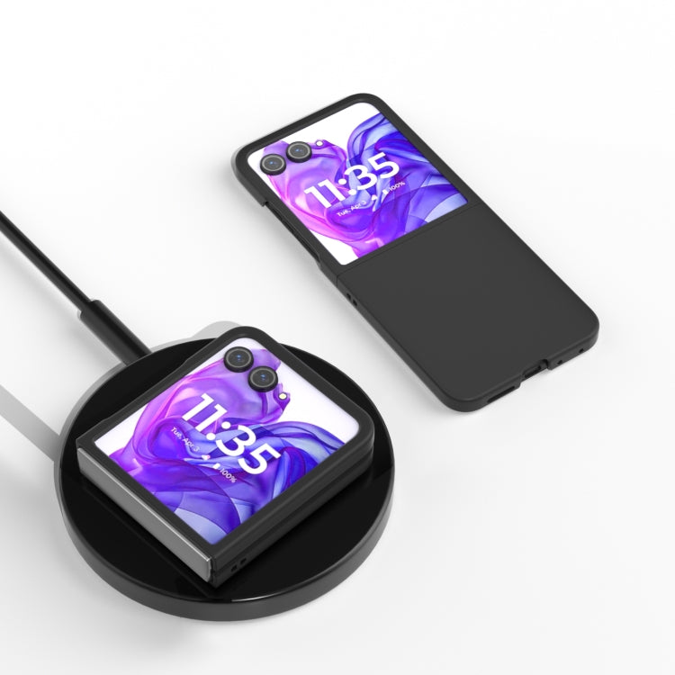 For Motorola Razr 50 Ultra Skin Feel Full Coverage Phone Case(Black) by buy2fix