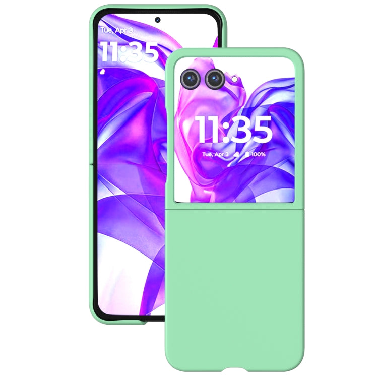 For Motorola Razr 50 Ultra Skin Feel Full Coverage Phone Case(Light Green) by buy2fix
