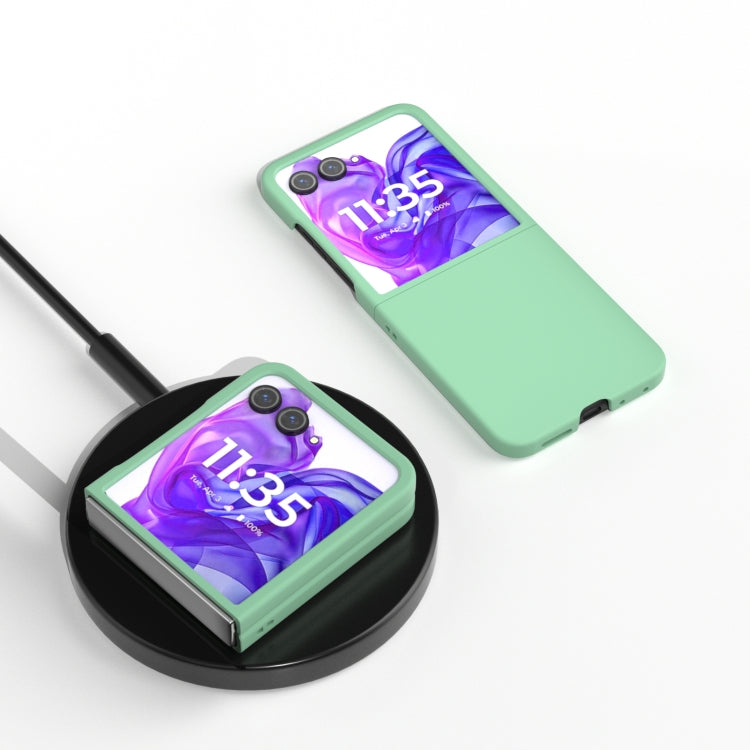 For Motorola Razr 50 Ultra Skin Feel Full Coverage Phone Case(Light Green) by buy2fix