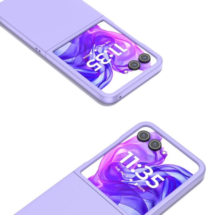 For Motorola Razr 50 Ultra Skin Feel Full Coverage Phone Case(Purple) by buy2fix