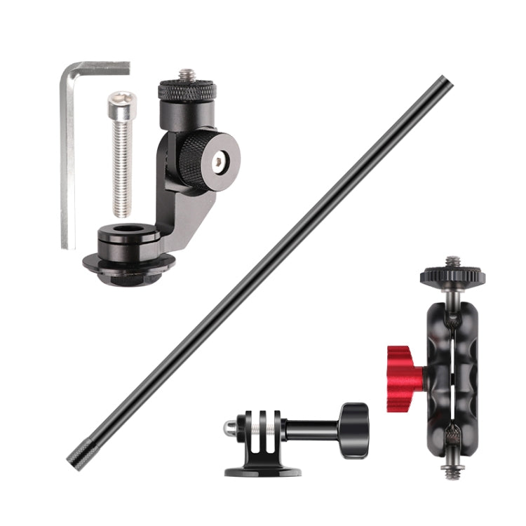 Bicycle Handlebar Holder Pea Clip Adapter 40cm Rod Set by buy2fix