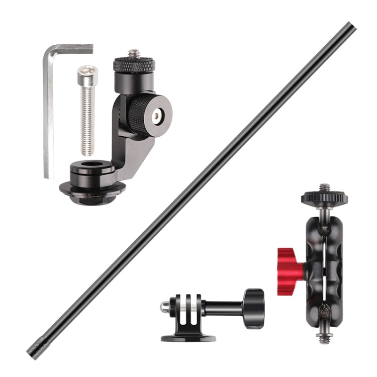 Bicycle Handlebar Holder Pea Clip Adapter 50cm Rod Set by buy2fix