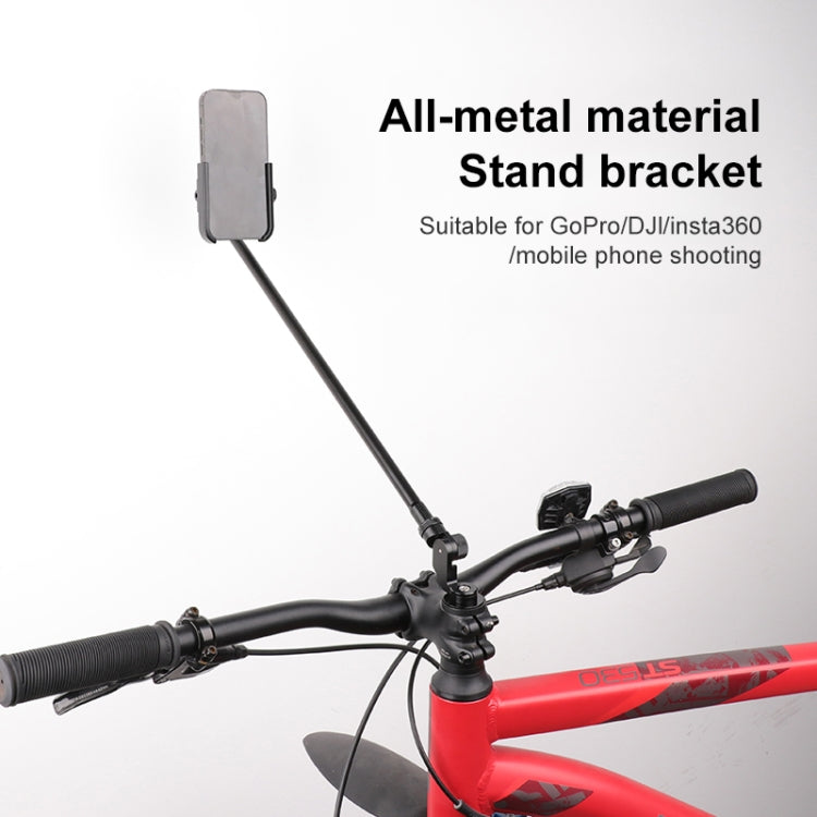 Bicycle Handlebar Holder Pea Clip Phone Clamp 40cm Rod Set by buy2fix