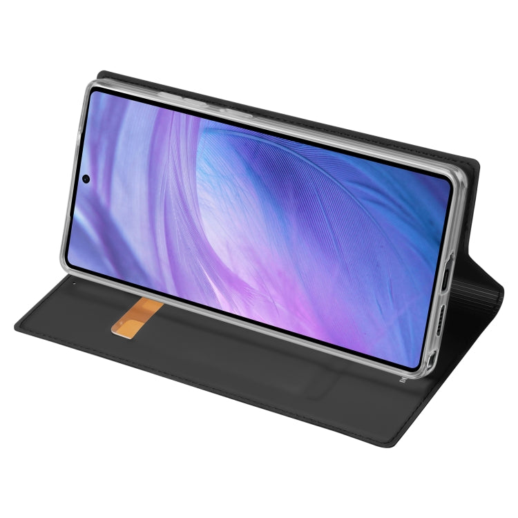 For Samsung Galaxy S25 Ultra 5G DUX DUCIS Skin Pro Series Flip Leather Phone Case(Black) by DUX DUCIS