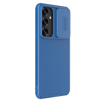 For Samsung Galaxy S25 5G NILLKIN Black Mirror Pro Series Camshield PC Phone Case(Blue) - Galaxy S25 5G Cases by NILLKIN | Online Shopping UK | buy2fix
