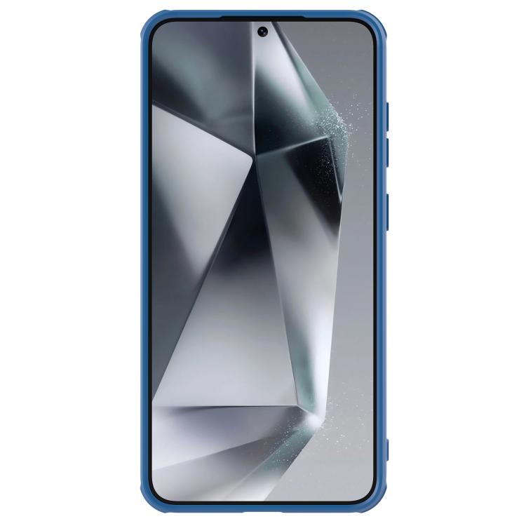 For Samsung Galaxy S25 5G NILLKIN Black Mirror Pro Series Camshield PC Phone Case(Blue) - Galaxy S25 5G Cases by NILLKIN | Online Shopping UK | buy2fix