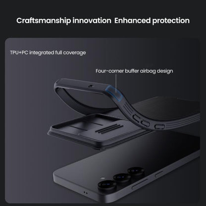 For Samsung Galaxy S25 5G NILLKIN Black Mirror Pro Series Camshield PC Phone Case(Green) - Galaxy S25 5G Cases by NILLKIN | Online Shopping UK | buy2fix
