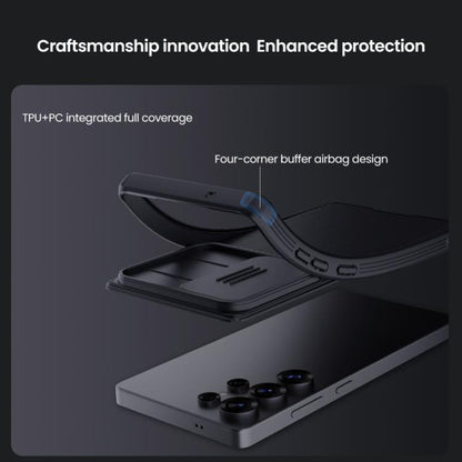 For Samsung Galaxy S25 Ultra 5G NILLKIN Black Mirror Pro Series Camshield PC Phone Case(Black) - Galaxy S25 Ultra 5G Cases by NILLKIN | Online Shopping UK | buy2fix