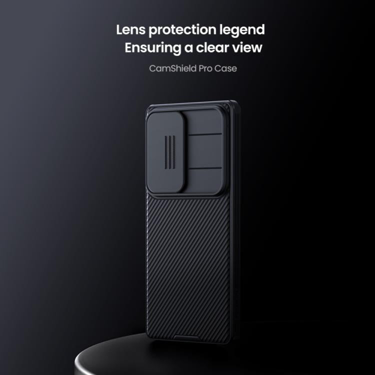 For Samsung Galaxy S25 Ultra 5G NILLKIN Black Mirror Pro Series Camshield PC Phone Case(Blue) - Galaxy S25 Ultra 5G Cases by NILLKIN | Online Shopping UK | buy2fix