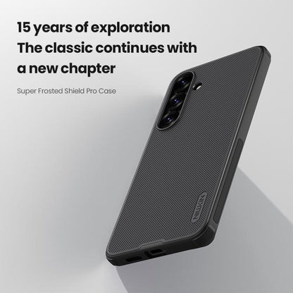 For Samsung Galaxy S25 5G NILLKIN Frosted Shield Pro PC + TPU Phone Case(Black) - Galaxy S25 5G Cases by NILLKIN | Online Shopping UK | buy2fix