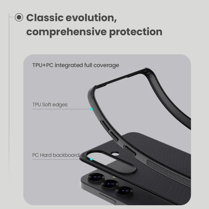 For Samsung Galaxy S25+ 5G NILLKIN Frosted Shield Pro PC + TPU Phone Case(Blue) - Galaxy S25+ 5G Cases by NILLKIN | Online Shopping UK | buy2fix