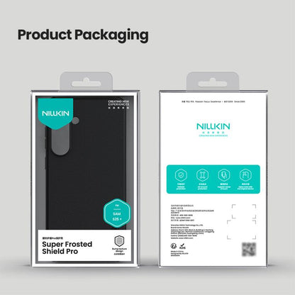 For Samsung Galaxy S25+ 5G NILLKIN Frosted Shield Pro PC + TPU Phone Case(Green) - Galaxy S25+ 5G Cases by NILLKIN | Online Shopping UK | buy2fix
