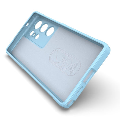 For Samsung Galaxy S25 Ultra 5G Magic Shield TPU + Flannel Phone Case(Dark Grey) by buy2fix