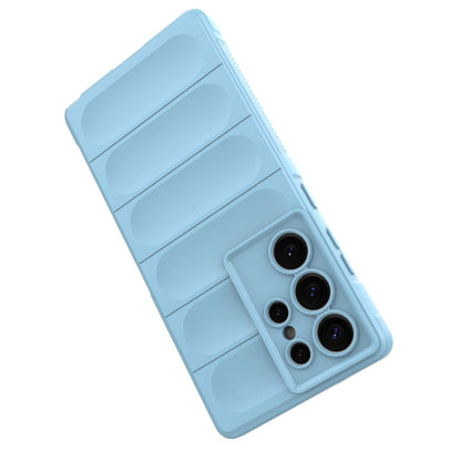 For Samsung Galaxy S25 Ultra 5G Magic Shield TPU + Flannel Phone Case(Dark Grey) by buy2fix