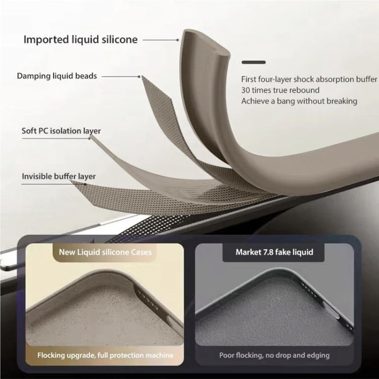 For iPhone 11 Pro Liquid Silicone MagSafe Phone Case(White) by buy2fix