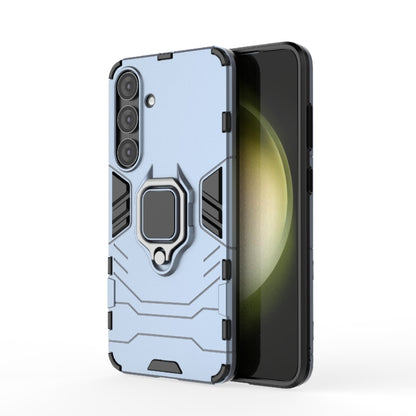 For Samsung Galaxy S25+ 5G PC + TPU Shockproof Protective Phone Case with Magnetic Ring Holder(Navy Blue) by buy2fix