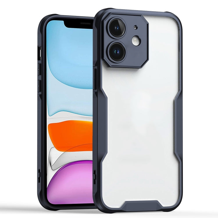 For iPhone 11 Armor Shockproof PC Hybrid TPU Phone Case(Black) by buy2fix