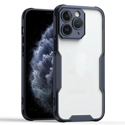 For iPhone 11 Pro Max Armor Shockproof PC Hybrid TPU Phone Case(Black) by buy2fix
