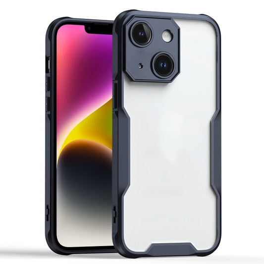 For iPhone 14 Plus Armor Shockproof PC Hybrid TPU Phone Case(Black) - iPhone 14 Plus Cases by buy2fix | Online Shopping UK | buy2fix