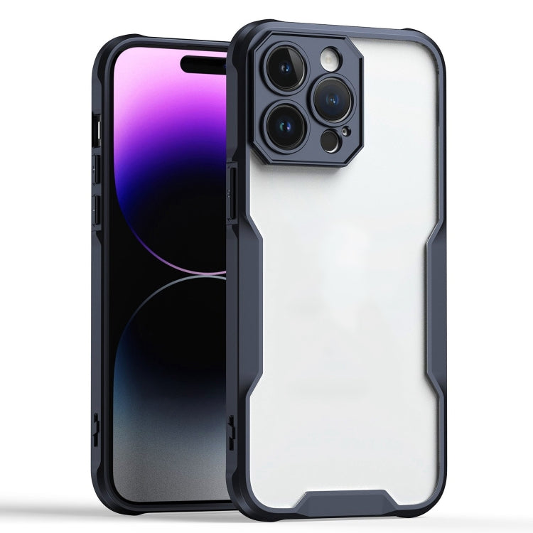 For iPhone 14 Pro Max Armor Shockproof PC Hybrid TPU Phone Case(Black) - iPhone 14 Pro Max Cases by buy2fix | Online Shopping UK | buy2fix