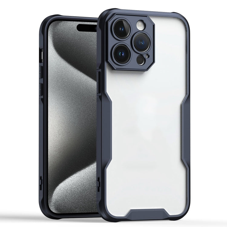 For iPhone 15 Pro Armor Shockproof PC Hybrid TPU Phone Case(Black) - iPhone 15 Pro Cases by buy2fix | Online Shopping UK | buy2fix