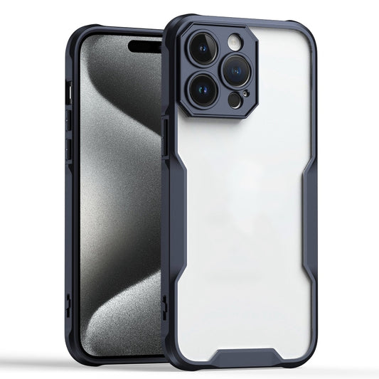 For iPhone 15 Pro Armor Shockproof PC Hybrid TPU Phone Case(Black) - iPhone 15 Pro Cases by buy2fix | Online Shopping UK | buy2fix