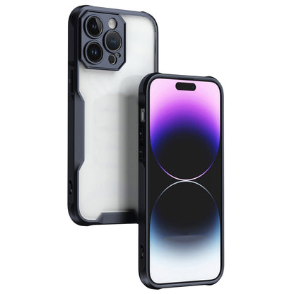 For iPhone XR Armor Shockproof PC Hybrid TPU Phone Case(Black) by buy2fix