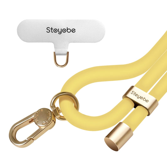 DUX DUCIS PL-ONE Universal Silicone Phone Lanyard(Yellow) - Lanyards & Wrist Straps by DUX DUCIS | Online Shopping UK | buy2fix