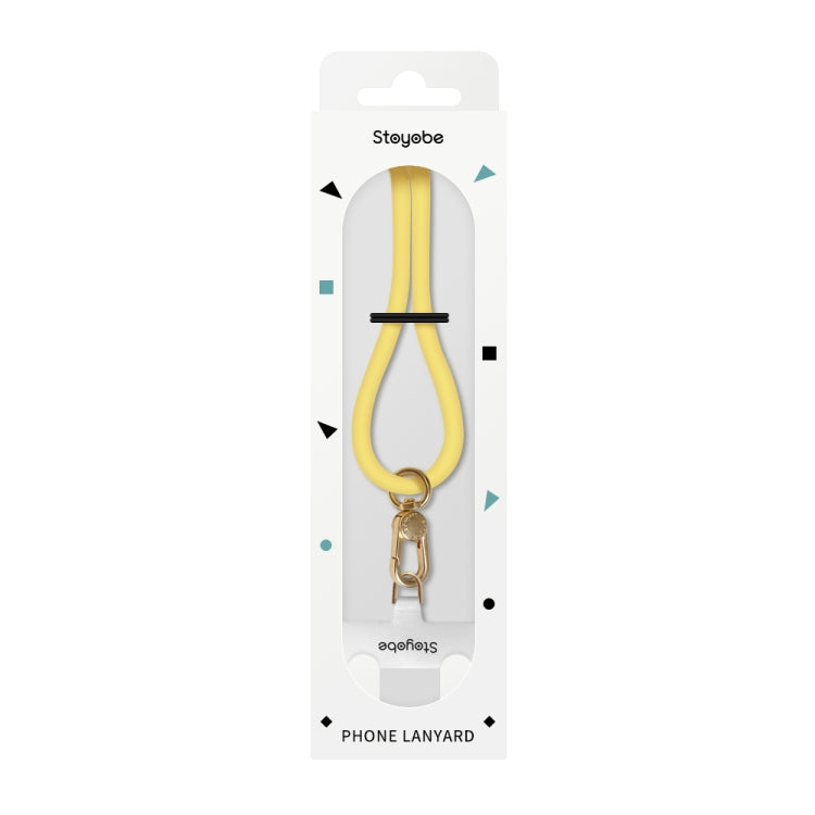 DUX DUCIS PL-ONE Universal Silicone Phone Lanyard(Yellow) - Lanyards & Wrist Straps by DUX DUCIS | Online Shopping UK | buy2fix