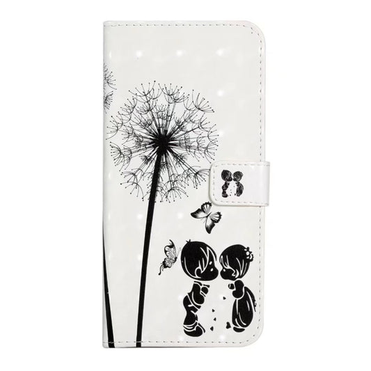 For Samsung Galaxy S25 5G Oil Embossed 3D Drawing Leather Phone Case(Couple Dandelion) by buy2fix