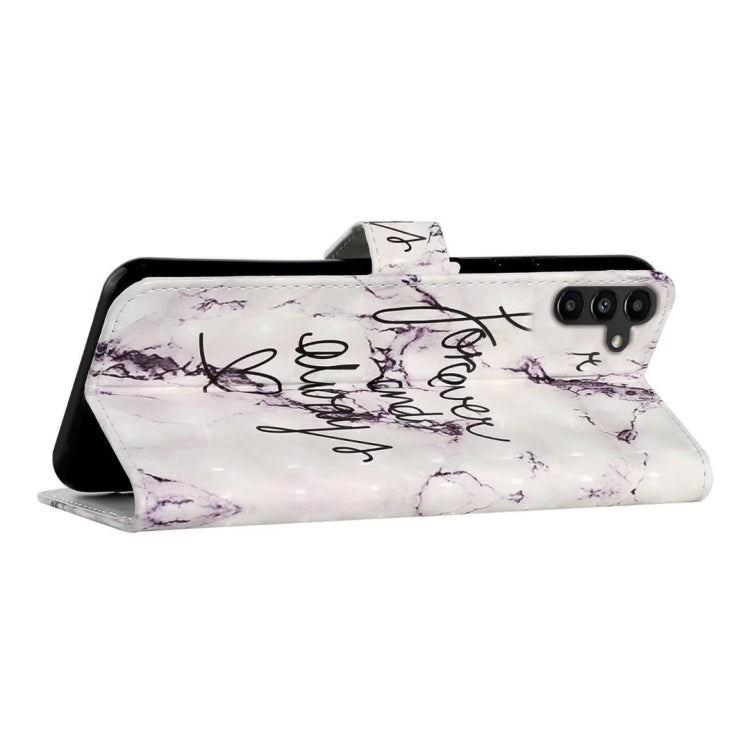 For Samsung Galaxy S25 5G Oil Embossed 3D Drawing Leather Phone Case(Words Marble) by buy2fix