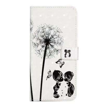 For Samsung Galaxy S25+ 5G Oil Embossed 3D Drawing Leather Phone Case(Couple Dandelion) by buy2fix