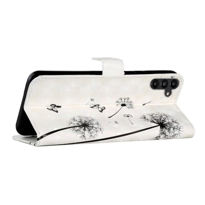 For Samsung Galaxy S25+ 5G Oil Embossed 3D Drawing Leather Phone Case(Couple Dandelion) by buy2fix