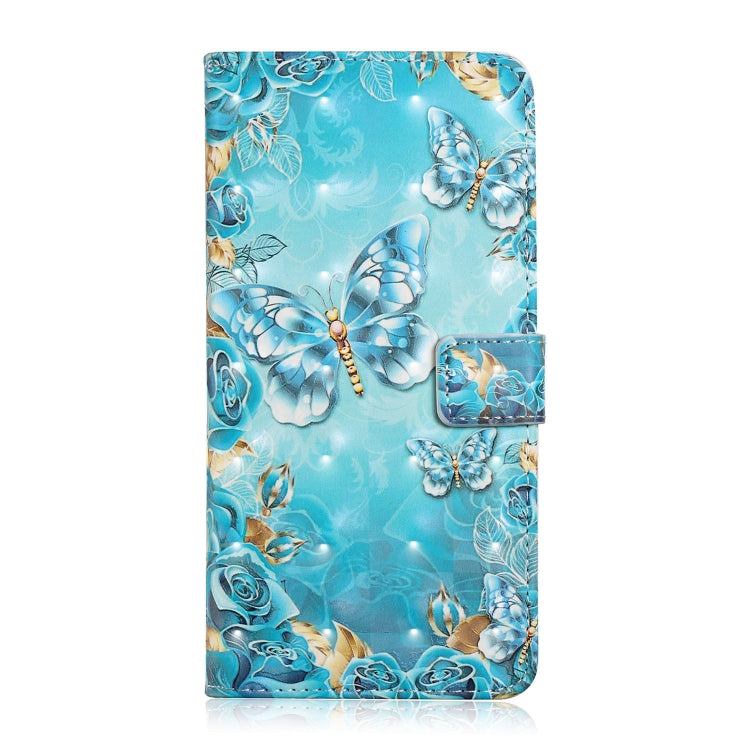 For Samsung Galaxy S25 Ultra 5G Oil Embossed 3D Drawing Leather Phone Case(Blue Butterflies) by buy2fix