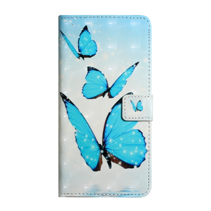 For Samsung Galaxy S25 Ultra 5G Oil Embossed 3D Drawing Leather Phone Case(3 Butterflies) by buy2fix