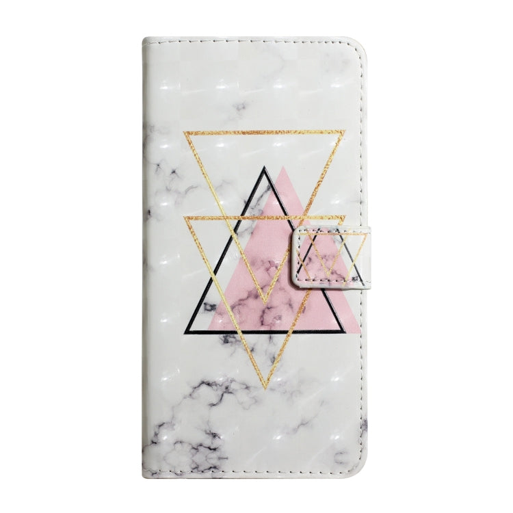 For Samsung Galaxy S25 Ultra 5G Oil Embossed 3D Drawing Leather Phone Case(Triangular Marble) by buy2fix