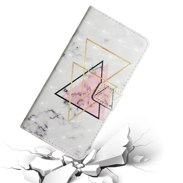 For Samsung Galaxy S25 Ultra 5G Oil Embossed 3D Drawing Leather Phone Case(Triangular Marble) by buy2fix