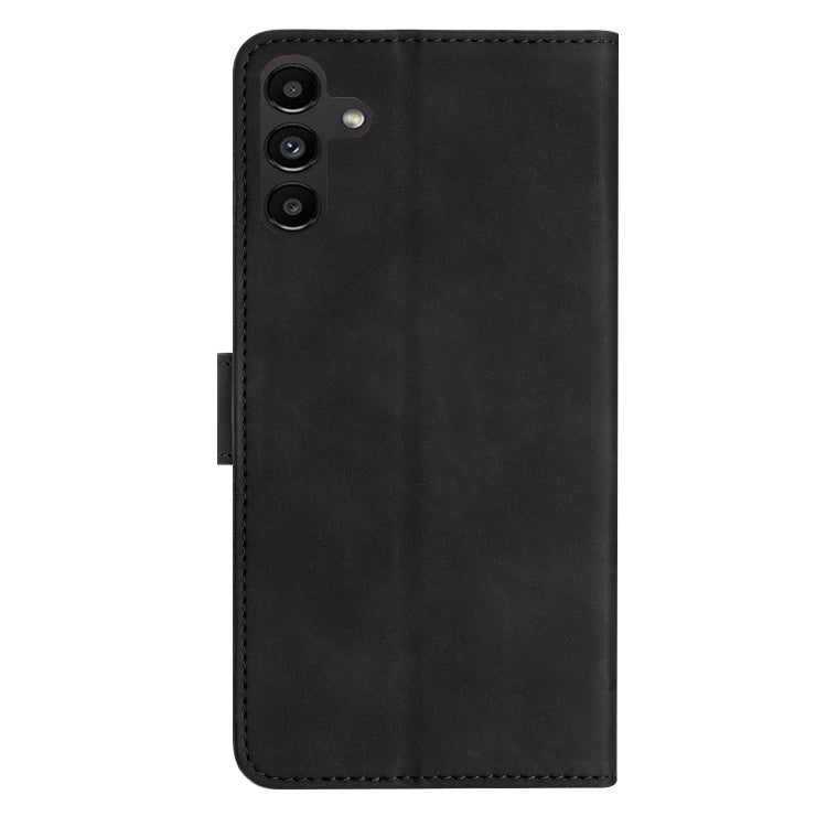 For Samsung Galaxy S25 5G Seven Butterflies Embossed Leather Phone Case(Black) by buy2fix