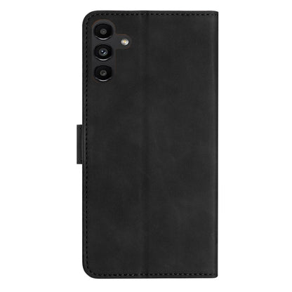 For Samsung Galaxy S25 5G Seven Butterflies Embossed Leather Phone Case(Black) by buy2fix