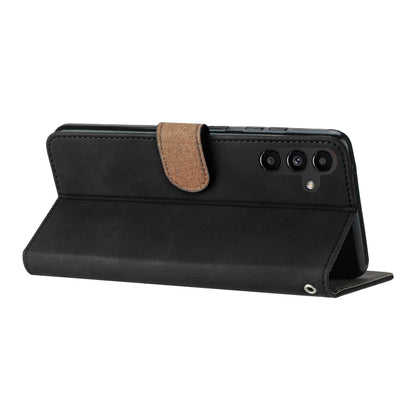 For Samsung Galaxy S25 5G Seven Butterflies Embossed Leather Phone Case(Black) by buy2fix